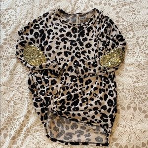 Leopard print tunic